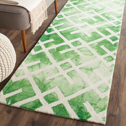 safavieh clearance dip dyes ddy677q green rug