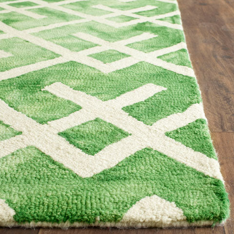 safavieh clearance dip dyes ddy677q green rug