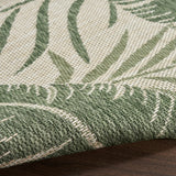 nourison garden oasis goa02 ivory green rug