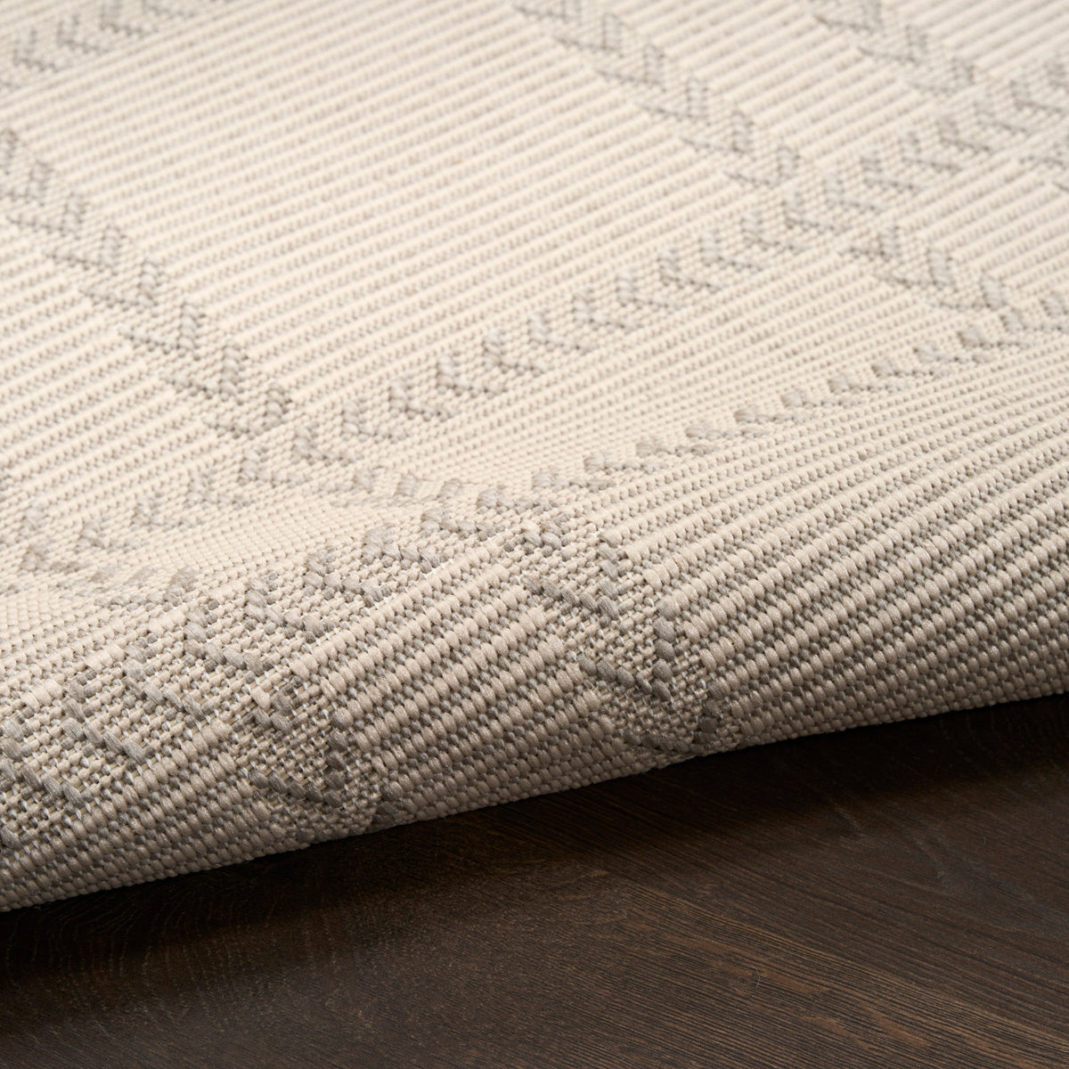 nourison horizon indoor outdoor hoz04 grey rug