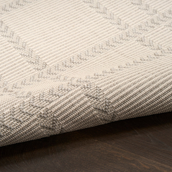 nourison horizon indoor outdoor hoz04 grey rug