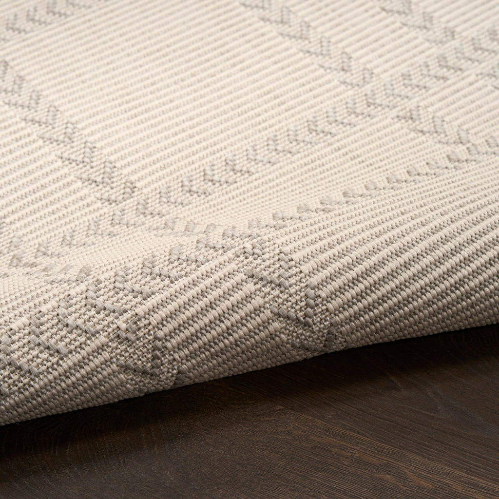 nourison horizon indoor outdoor hoz04 grey rug