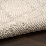 nourison horizon indoor outdoor hoz04 grey rug