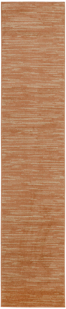 nourison nourison essentials nre01 rust rug