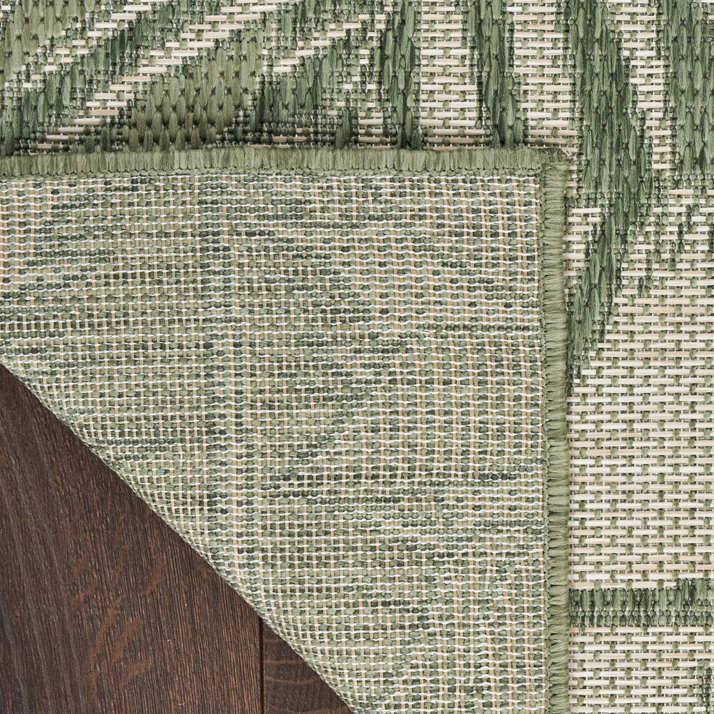 nourison garden oasis goa02 green ivory rug