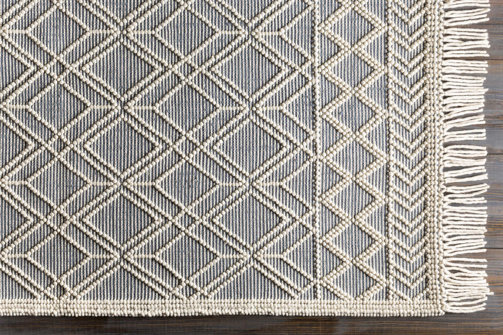 Hauteloom Derrimut DERRI Ivory Woven/Flatwoven Cotton Rug