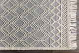 Hauteloom Derrimut DERRI Ivory Woven/Flatwoven Cotton Rug