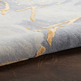 nourison prismatic prs28 grey gold rug