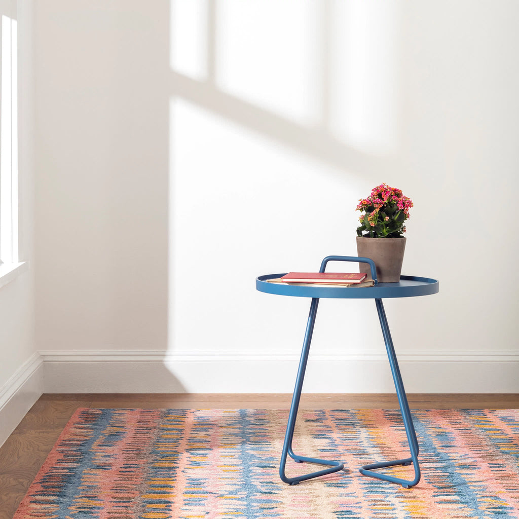 dash albert paint chip da1832 coral hand hooked wool rug