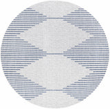 Hauteloom Dfafs DFA Navy Machine Made Polypropylene Rug