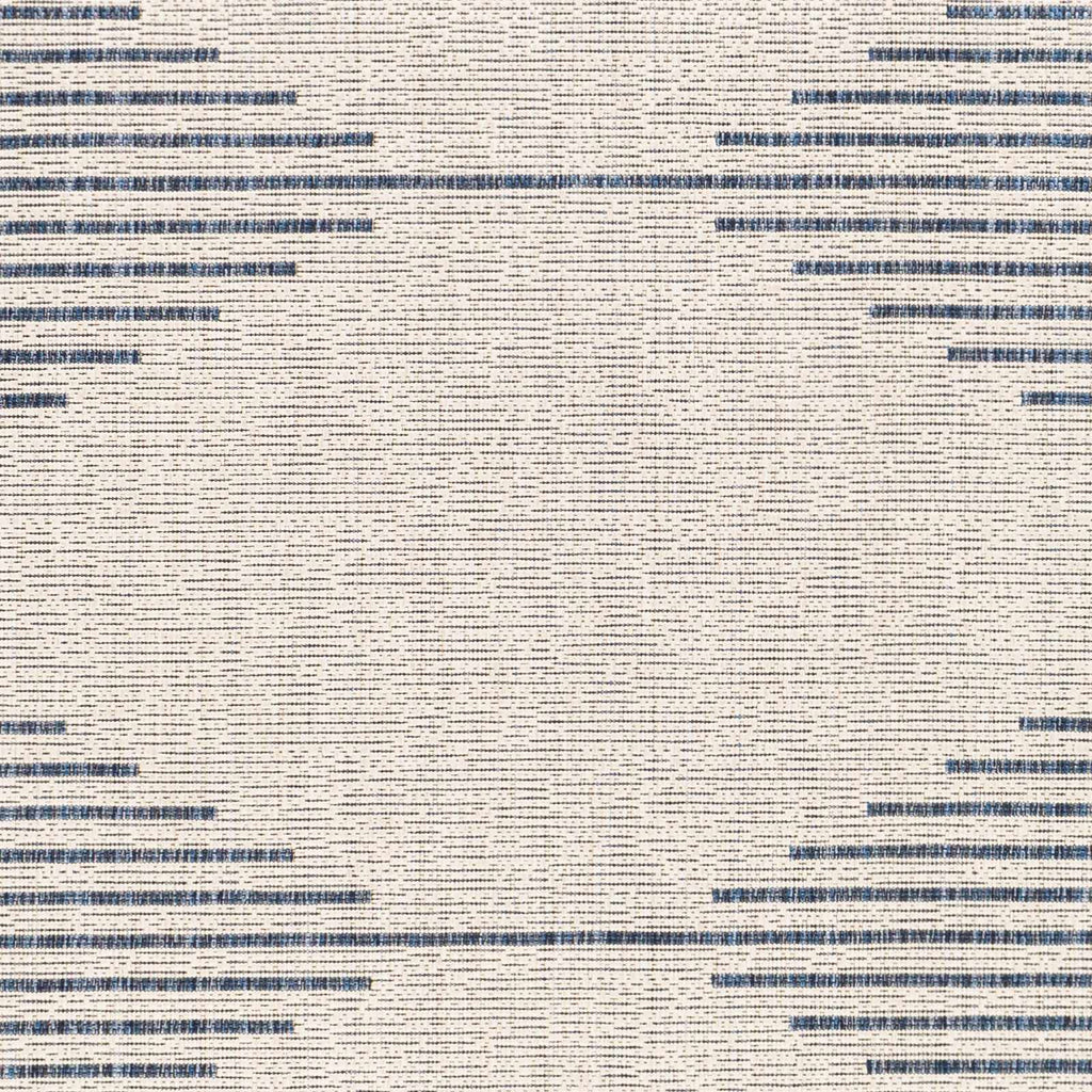 Hauteloom Dfafs DFA Navy Machine Made Polypropylene Rug