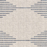 Hauteloom Dfafs DFA Navy Machine Made Polypropylene Rug