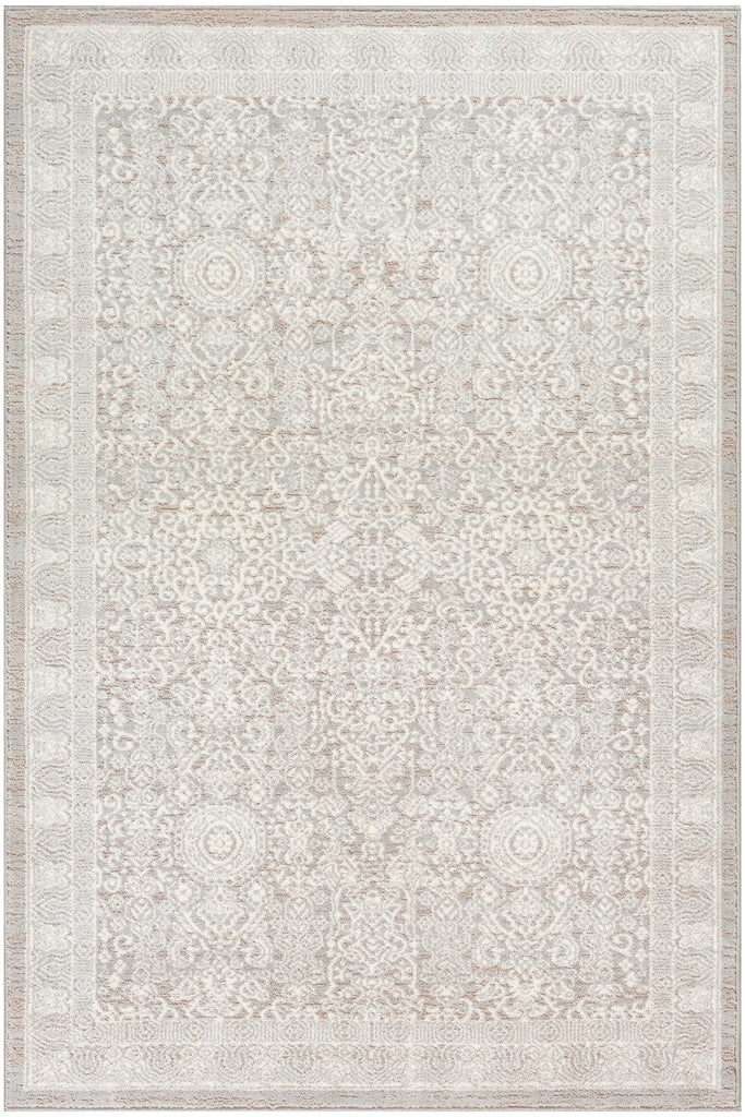 nourison eco cycle ecy01 silver ivory rug