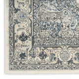 nourison quarry qua18 ivory navy rug