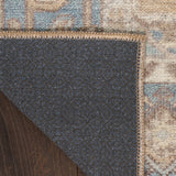 nourison vintage washables vws13 blue green rug