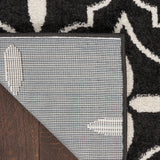 nourison nourison essentials nre04 black ivory rug