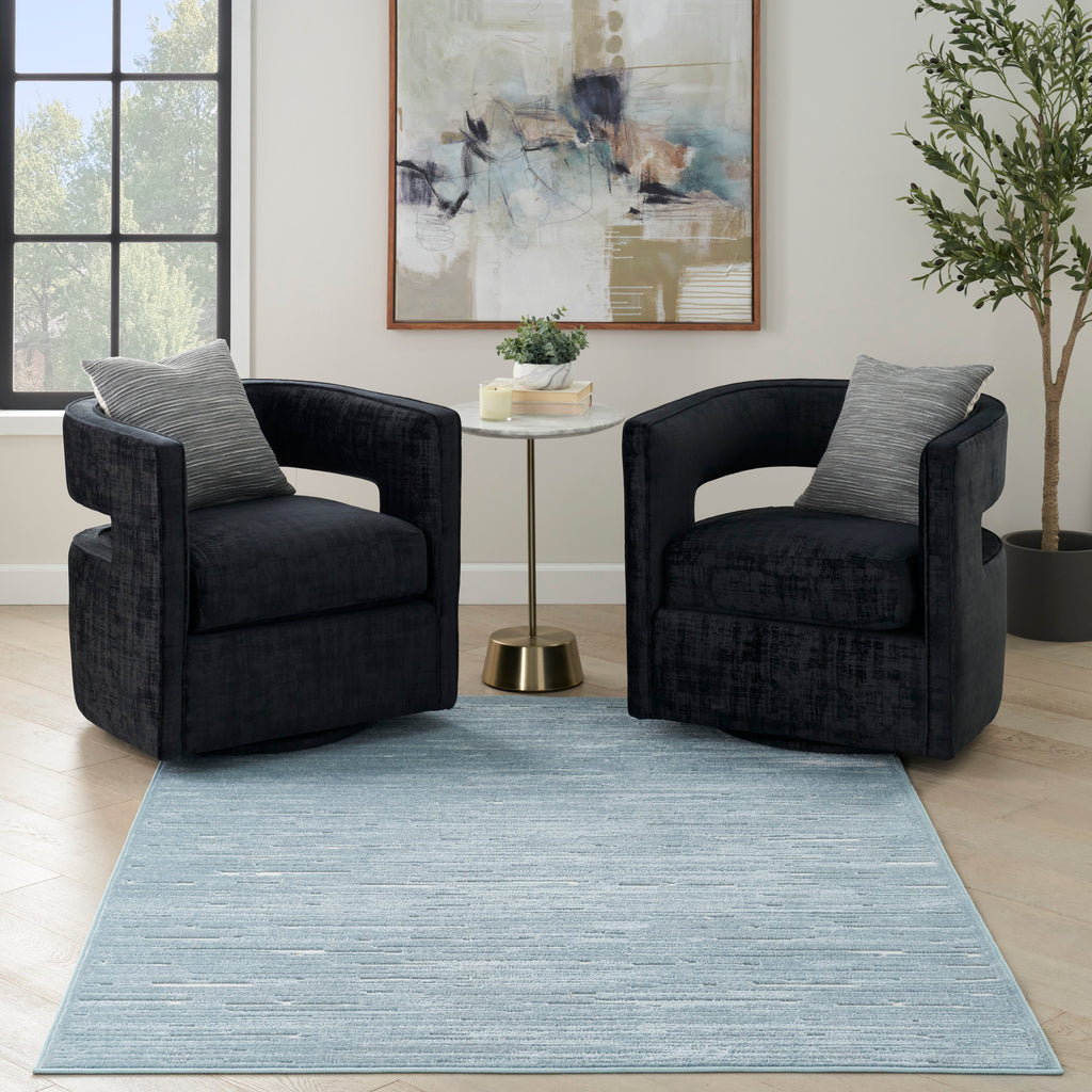 nourison care free caf04 blue rug