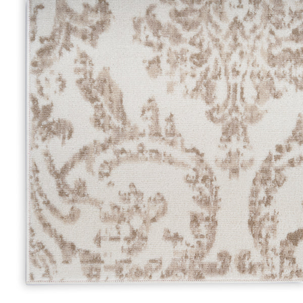 nourison jubilant jub09 ivory beige rug