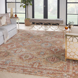 nourison sahar shr01 rust rug