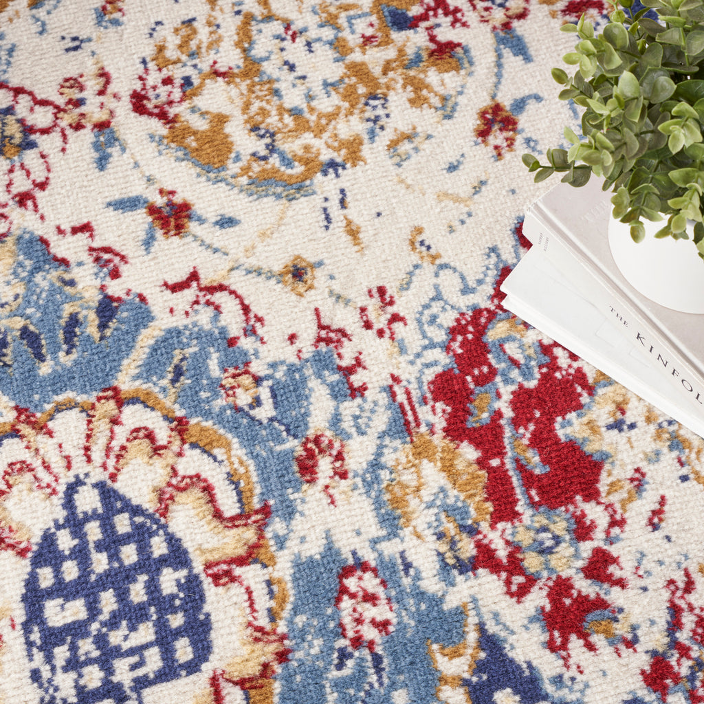 nourison grafix grf31 blue multicolor rug