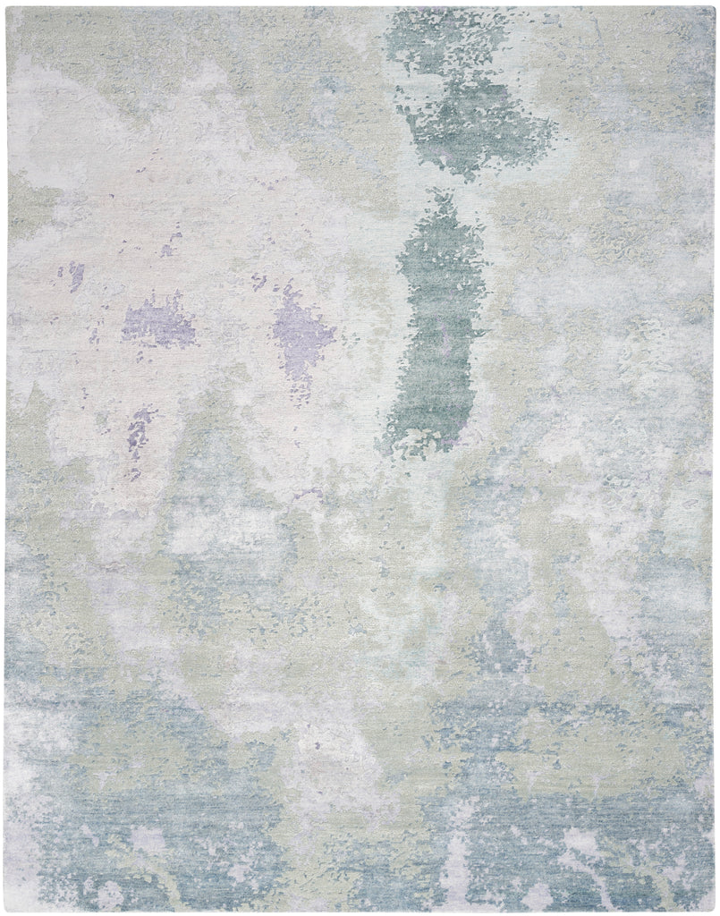 nourison silk shadows sha22 blue green rug