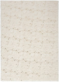 nourison cozy shimmer csh01 ivory gold rug