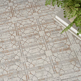 nourison desire dsr07 ivory beige rug