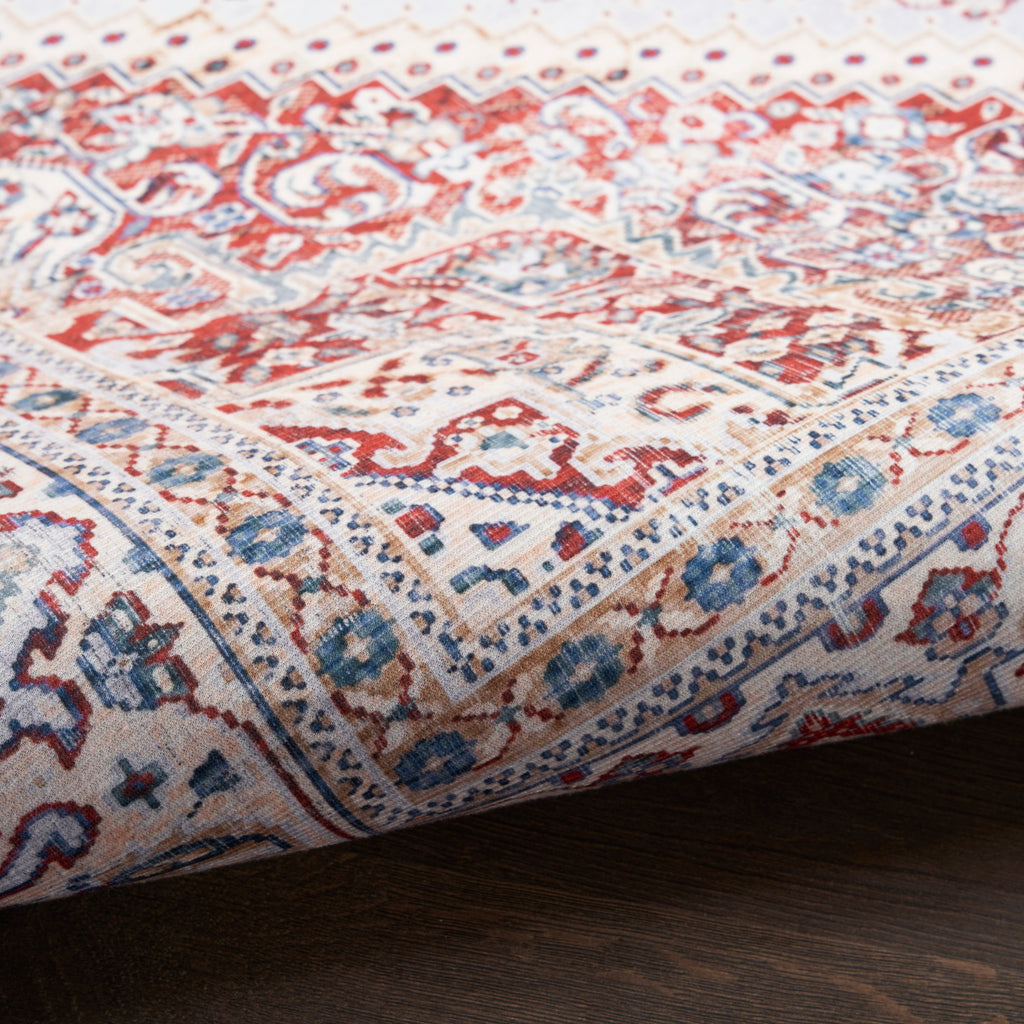 nourison vintage home vnh01 ivory red rug