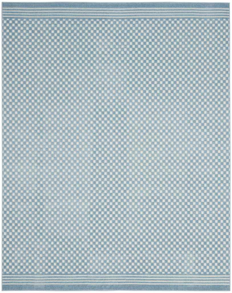 nourison care free caf02 blue rug