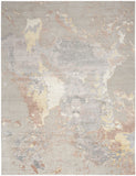 nourison silk shadows sha20 silver rug