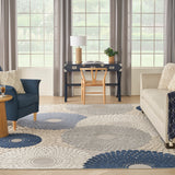 nourison aloha alh29 blue grey rug