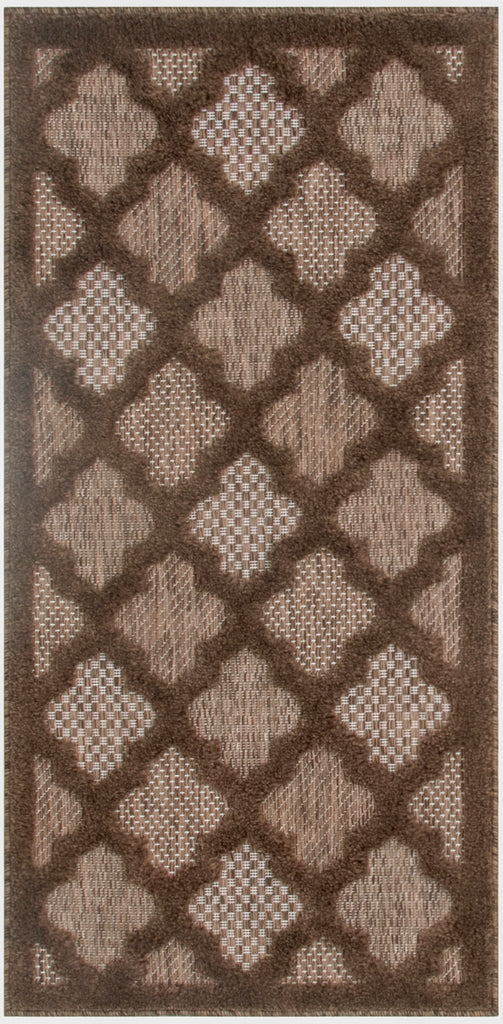 nourison easy care nes01 brown rug