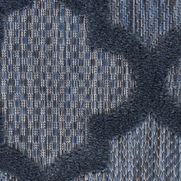 nourison easy care nes01 navy blue rug