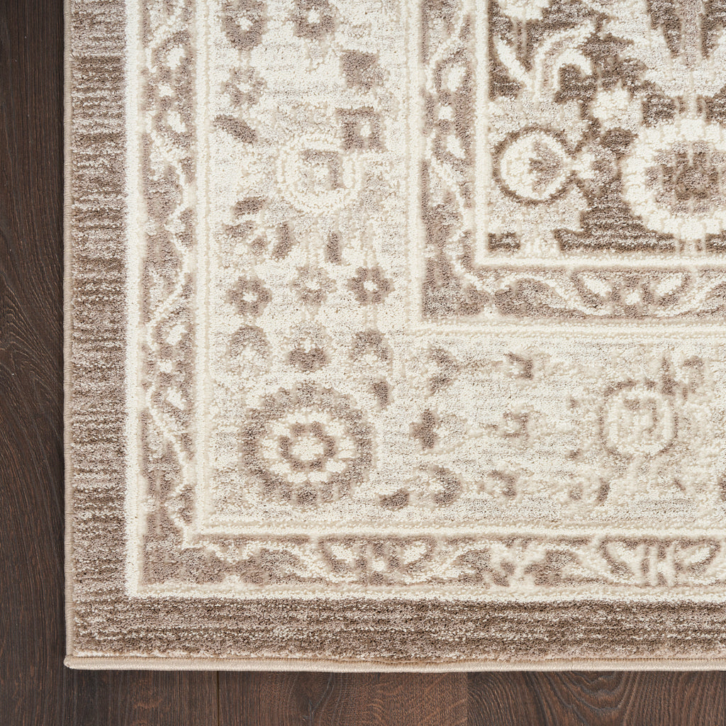 nourison eco cycle ecy04 ivory mocha rug