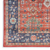 nourison fulton ful12 rust rug