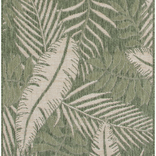 nourison garden oasis goa02 green ivory rug