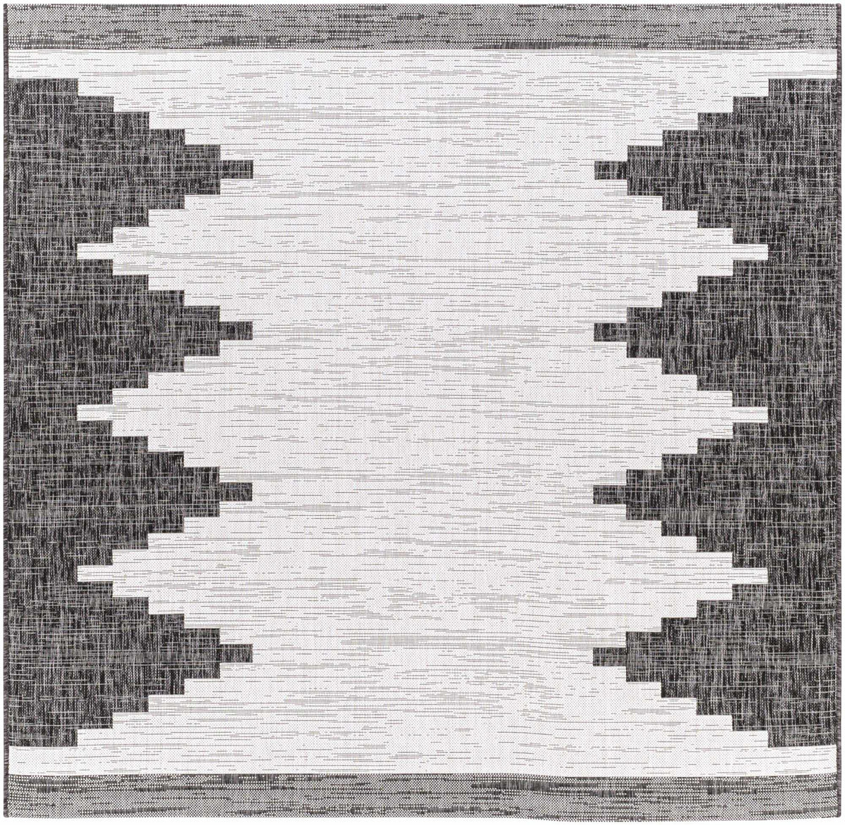 Hauteloom Djugun DJU Black Machine Made Polypropylene Rug