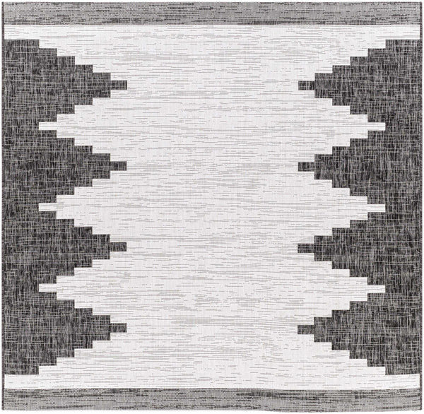 Hauteloom Djugun DJU Black Machine Made Polypropylene Rug