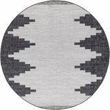 Hauteloom Djugun DJU Black Machine Made Polypropylene Rug