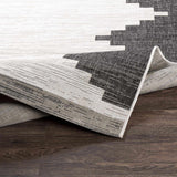Hauteloom Djugun DJU Black Machine Made Polypropylene Rug