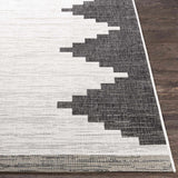 Hauteloom Djugun DJU Black Machine Made Polypropylene Rug