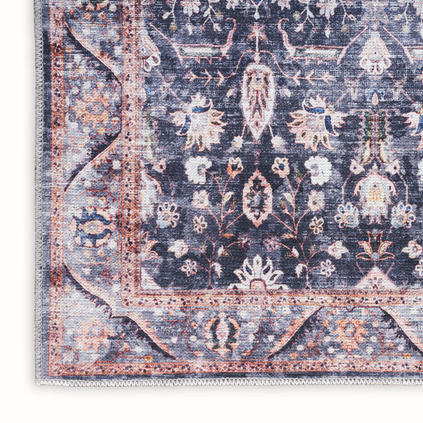 nourison grand washables grw06 navy ivory rug