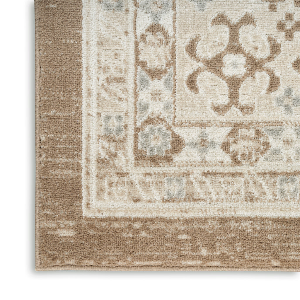 nourison serenity home srh01 ivory mocha rug
