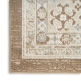 nourison serenity home srh01 ivory mocha rug