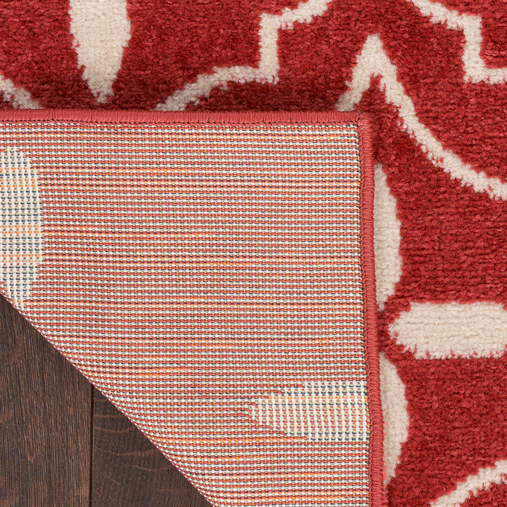 nourison nourison essentials nre04 brick ivory rug