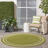 nourison nourison essentials nre02 green ivory rug