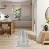nourison glitz glz07 silver rug