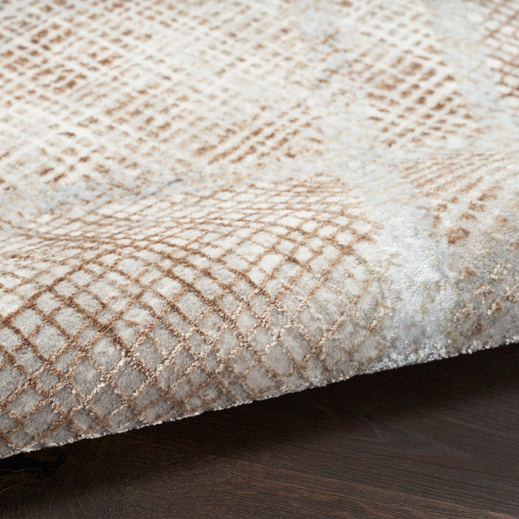 nourison iliana ili03 grey mocha rug