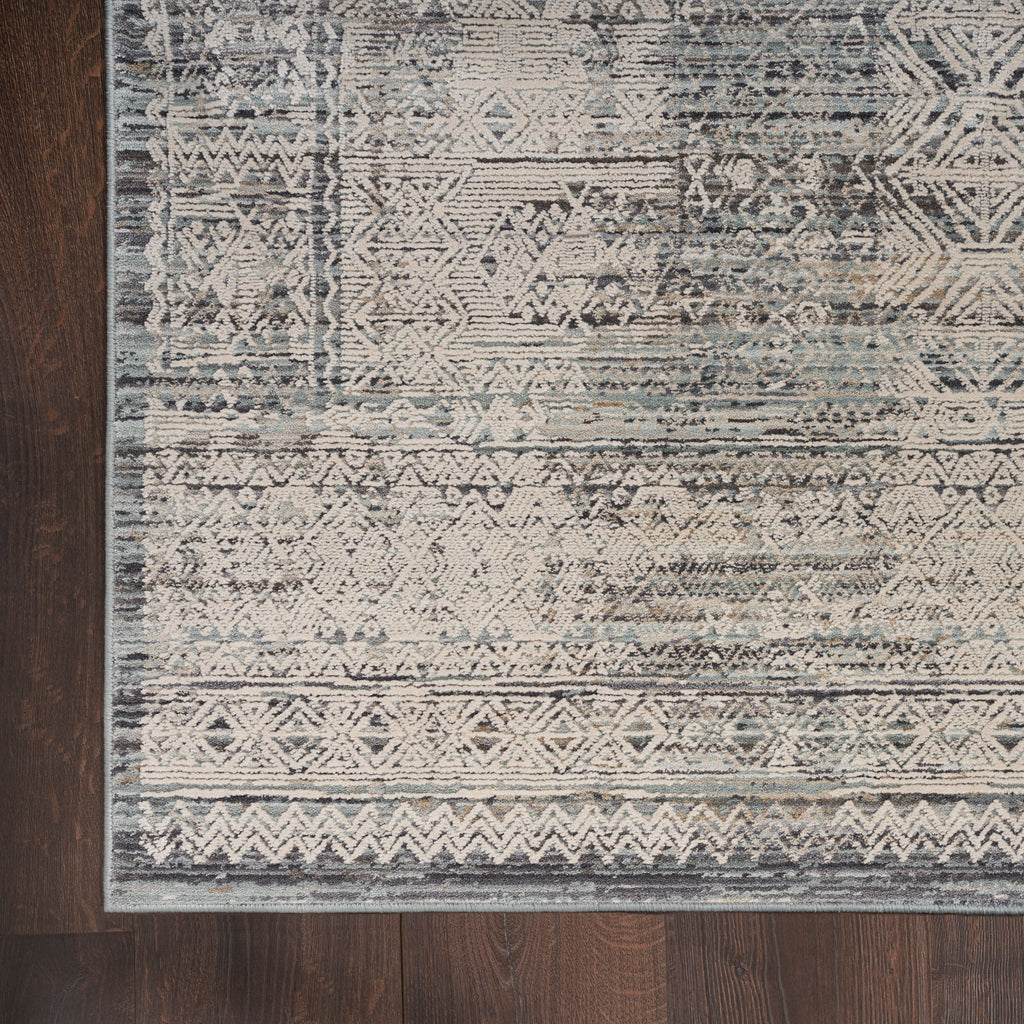 nourison lynx lnx06 ivory blue rug