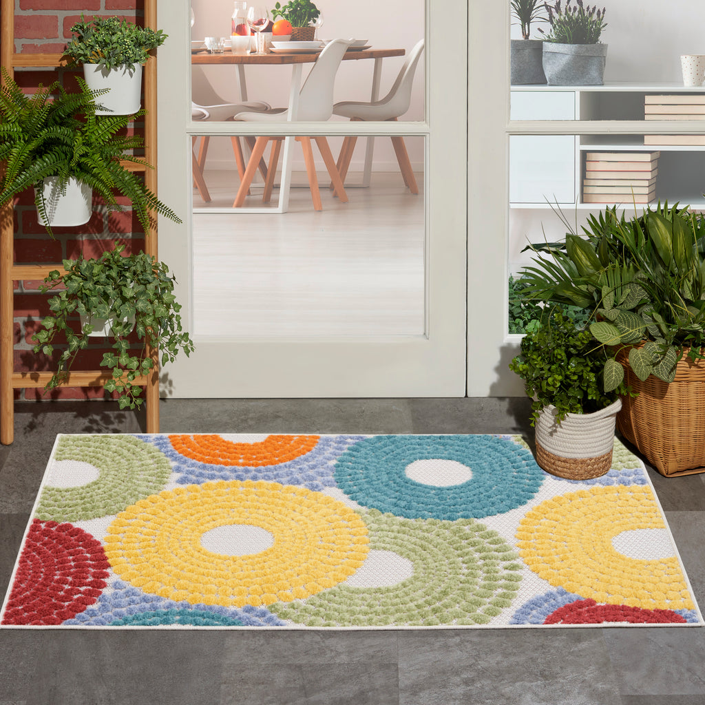 nourison aloha alh29 multicolor rug